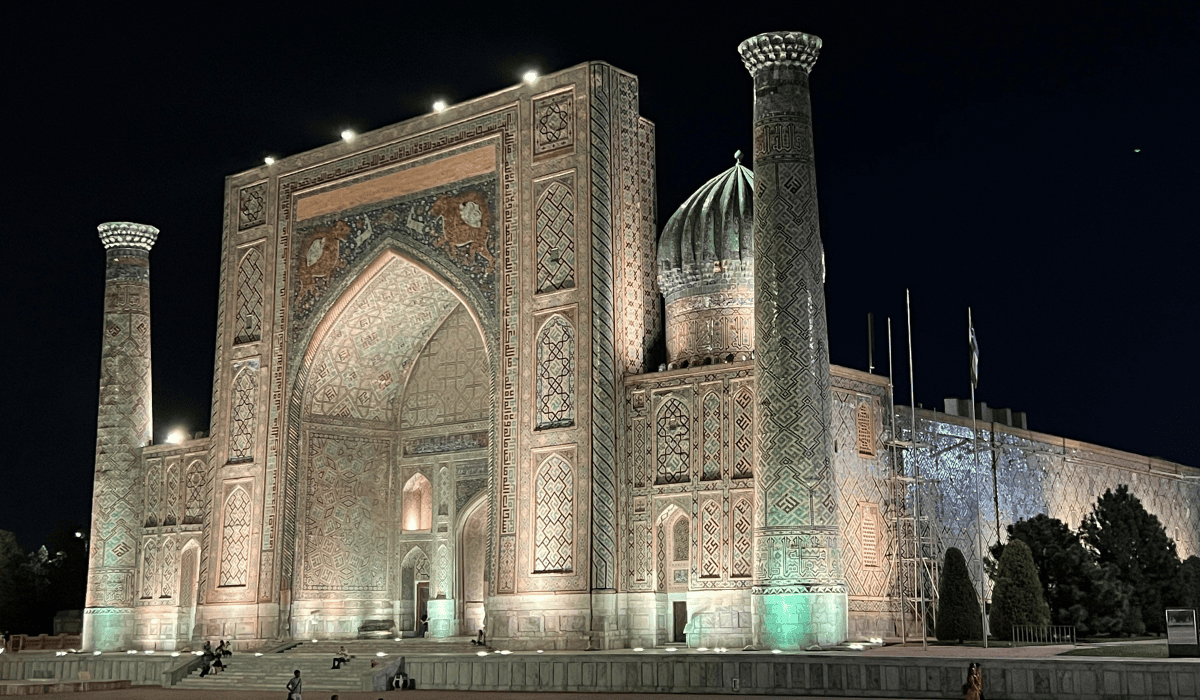 Registan lights Samarkand